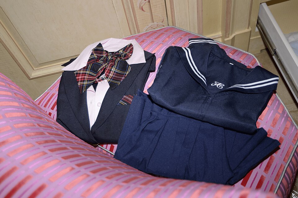 Girls' School Uniform Set — Tunic & Trousers