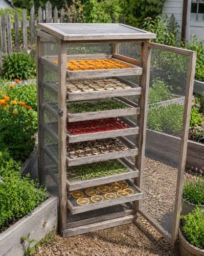 Solar Food Dryer — Cabinet 20-Tray